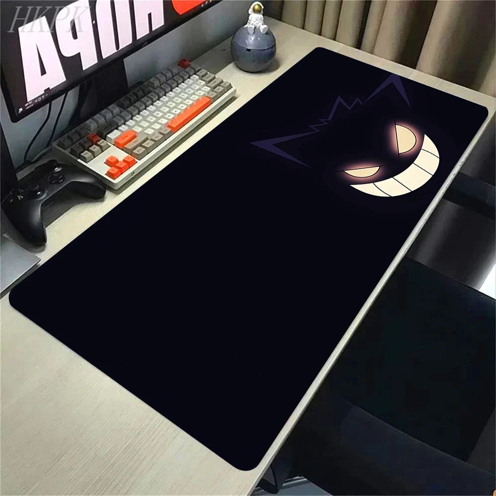 P-Pokemon-Gengar Grande Mousepad Large Gaming Mouse Pad LockEdge Thickened Computer Keyboard Table Desk Mat
