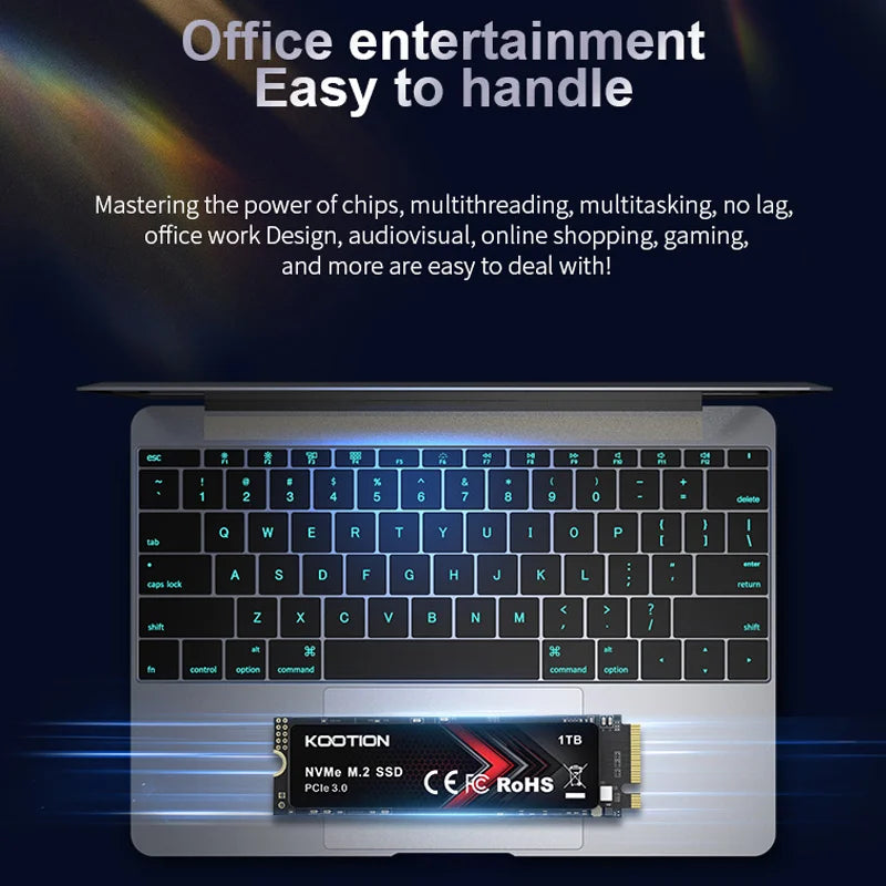 KOOTION X15Lite SSD NVMe M2 1TB 512GB 256GB Nvme M2 SSD M.2 2280 PCIe 3.0x4 Internal Solid State Drives Disk for Laptop Desktop