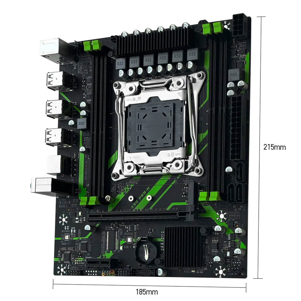 PR9-H MACHINIST X99 motherboard LGA 2011-3 Set combo optional  Xeon E5 2670 V3 CPU Processor 16G DDR4 ECC RAM Memory NAME M.2