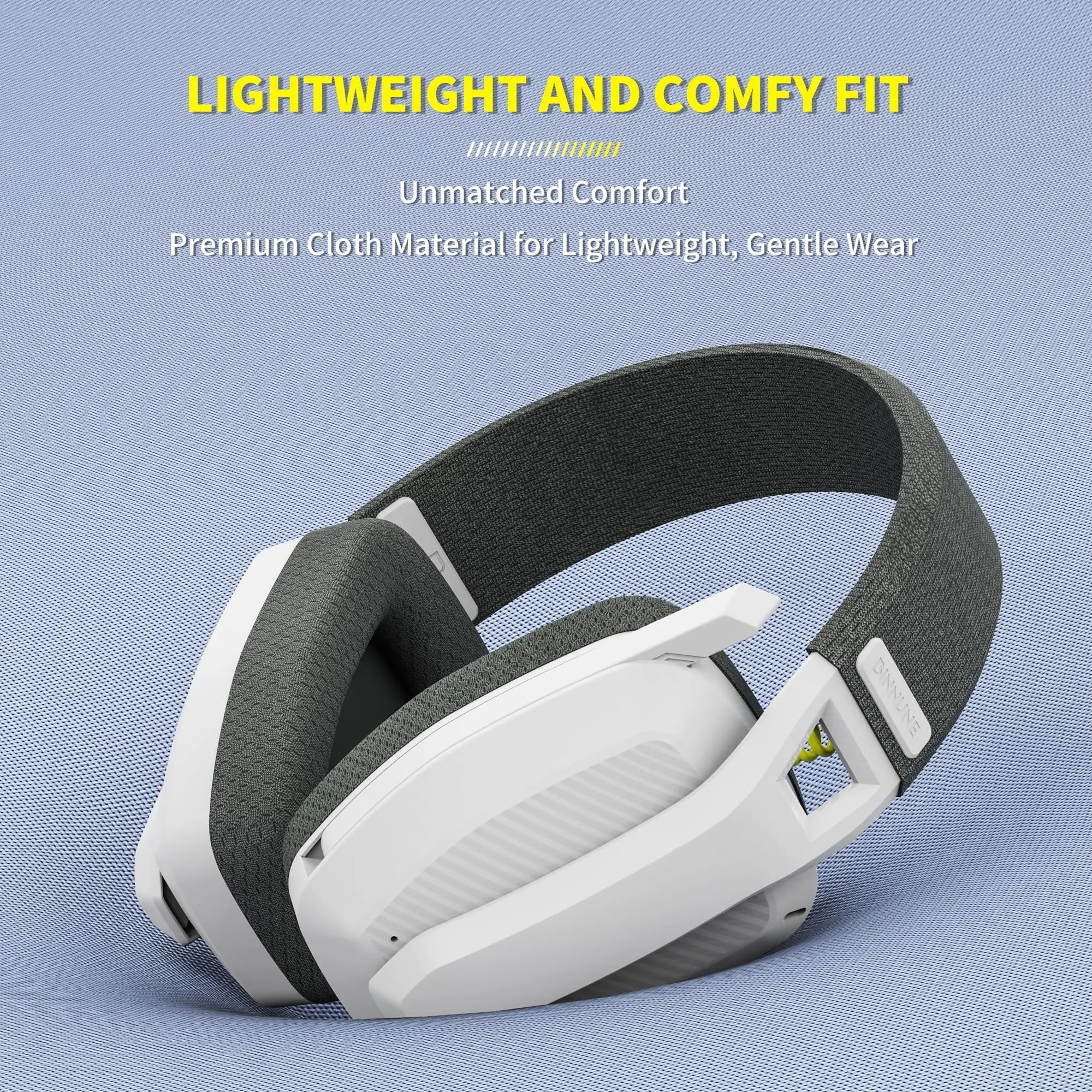 BINNUNE BW06 Bluetooth Headsets Gamer with Mic for PS5 PS4 PC Mac Playstation Wireless 2.4GHz Gaming Headphone with Microphone